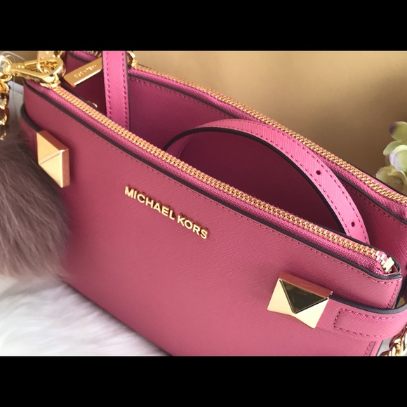 🌷MICHAEL KORS Tulip Saffiano Leather Crossbody - Picture 7 of 8